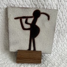 Vtg Terra Cotta Tile Small