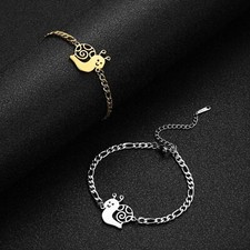 Bracciale catena in acciaio
