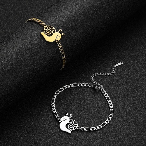Bracciale catena acciaio - bracciale, in