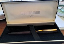 Penna A Sfera WATERMAN marrone-oro, vintage, modello introvabile