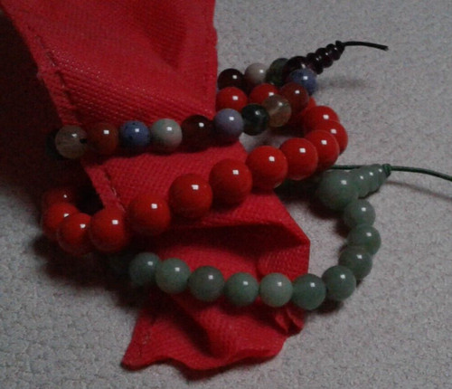 Tris bracciali pietre dure - bracciali,