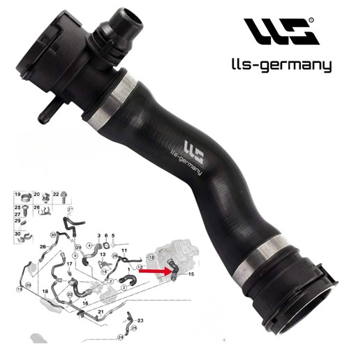 Tubo radiatore per bmw - tubo,
