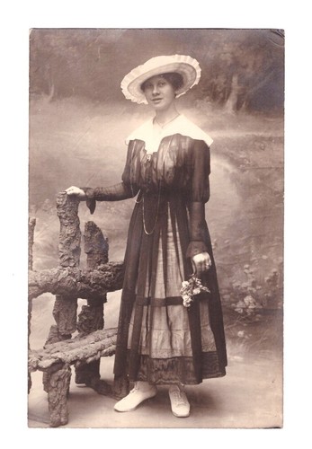 Cartolina epoca giovane - cartolina, d'epoca,