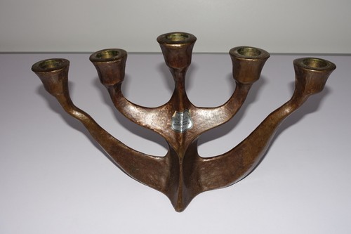 Portacandele bronzo - portacandele, in