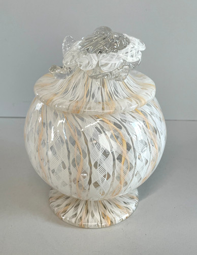 Vaso vetro murano barovier - vaso,