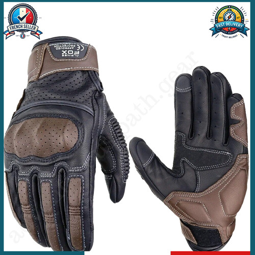 Guanti moto vintage uomo - guanti, da
