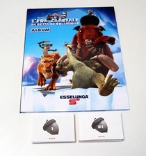 ALBUM  L'ERA GLACIALE "ESSELUNGA" + SET COMPLETO DI FIGURINE