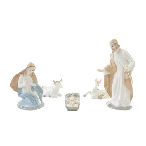 Set statue natività presepe - set,