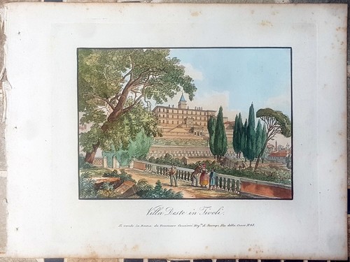 Villa este stampa - villa, antica