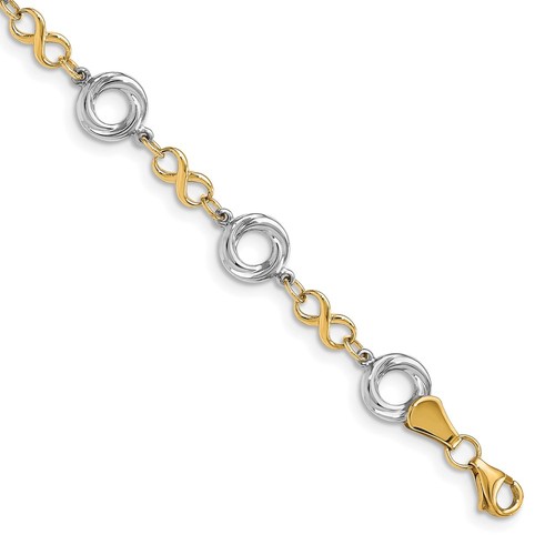 Bracciale infinito oro