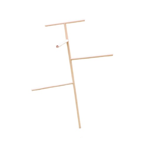 Supporto per trespolo legno - trespolo,