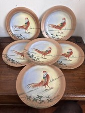 Antico set 6 piatti decorativi