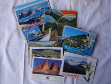 CARTOLINE DI MONTAGNA - blocco di n. 57 - anni diversi - viaggiate -