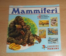 ED. PANINI ALBUM FIGURINE  MAMMIFERI  VUOTO 1976  !!!!!