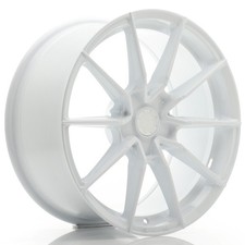 Un cerchio JR Wheels SL02 18x8 ET20-40 5H BLANK Bianco