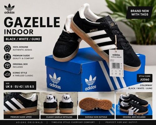 Adidas gazelle indoor - gazelle, nero