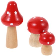  3 Pcs Funghi Soprammobili