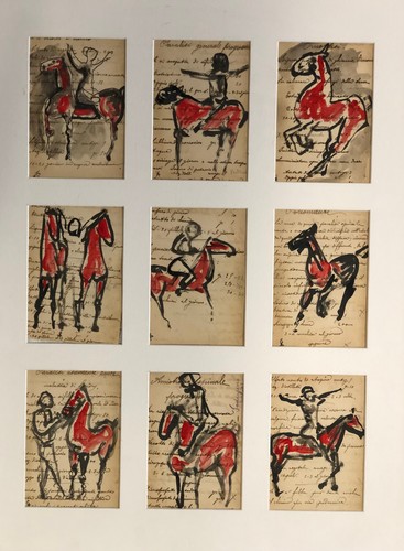 Disegni china e tempera - disegni, a