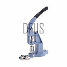 Pressa professionale per bottoni tappezzeria con frese, set di matrici e bottoni