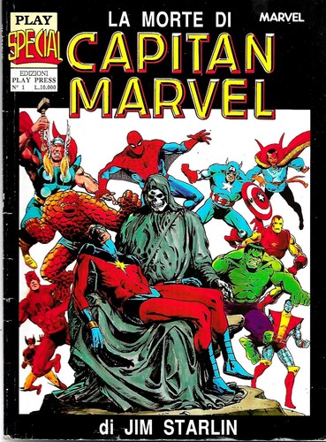 Morte capitan marvel - morte, di