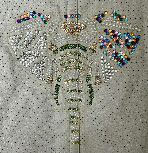 Giacca bomber elefante strass - giacca,