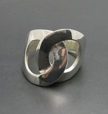 Anello elegante in argento