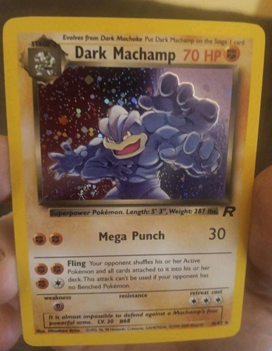 Dark machamp holo raro - dark, 10/82