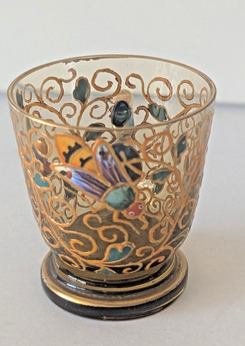 Antica tazza liquore bohemien - antica,