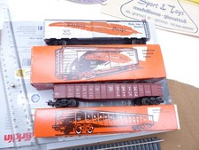 MARKLIN- 4571 e 4575 -Coppia vagoni USA-Pari al nuovo in scatola -Occasione-HO