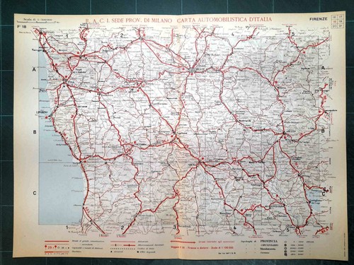 Carta geografica stradale