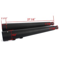 4" Megaphone Slip Ons Muffler