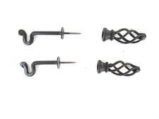 COPPIA GANCI PER TENDE IN