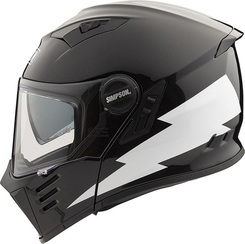 Casco pieghevole moto simpson - casco,