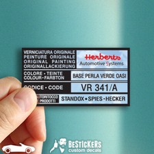 1 Adesivo etichetta Alfa