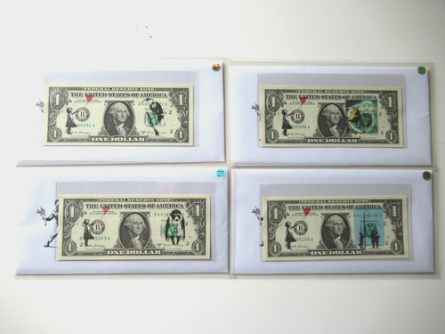 Banksy banconota vera 1 - banksy:,