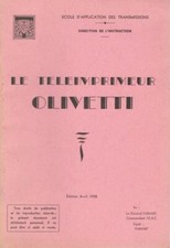 LE TELEIMPRIMEUR OLIVETTI Telescrivente 1958 Computer Retrocomputer Teleprinter