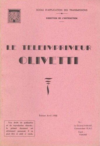 Teleimprimeur olivetti - le,