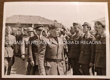 FOTO MUSSOLINI PASSA IN RIVISTA LE TRUPPE ITALIANE IN GERMANIA  in RSI ANNO 1944
