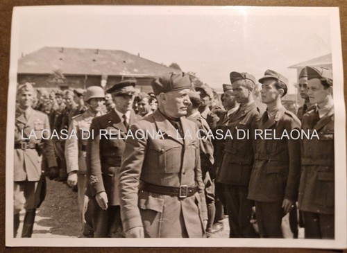 Foto mussolini passa rivista - mussolini,