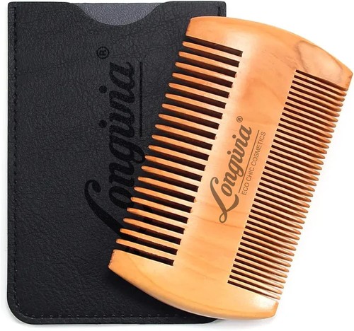 Pettine barba uomo legno di - pettine,
