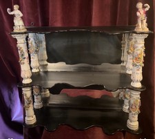Antique Étagère With Meissen