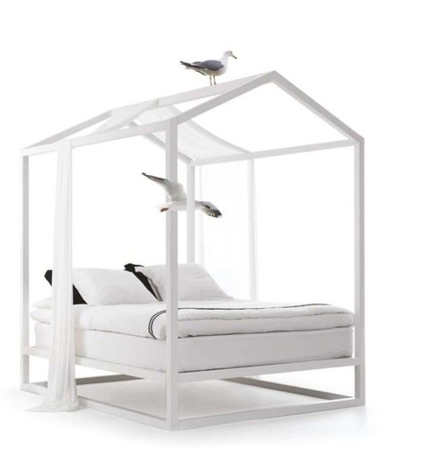 Letto baldacchino design mogg - letto,