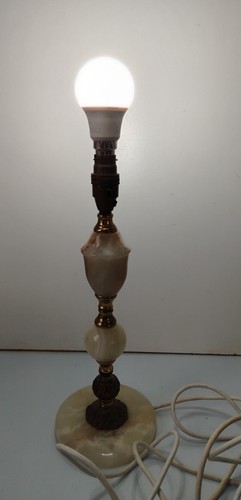 Vintage onyx brass table - vintage, &