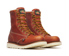 Thorogood American Heritage 8" Punta in Acciaio, Grana Piena, Antiscivolo, Pelle