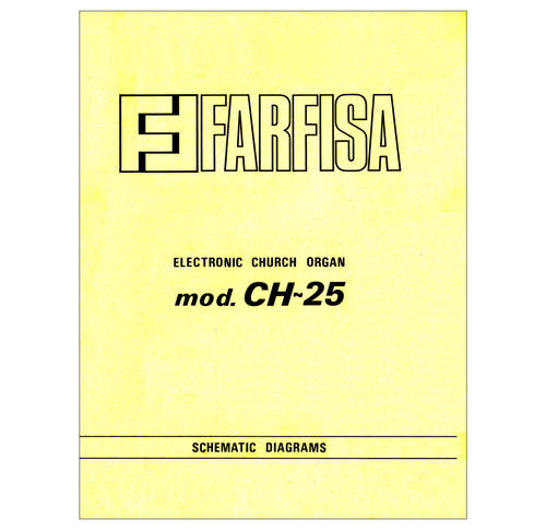 Farfisa service manual - ch-25,