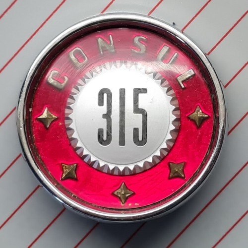 Ford consul 315 front badge - consul,