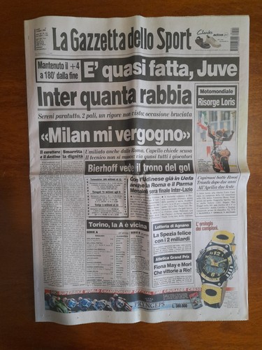 Gazzetta dello sport maggio - dello,
