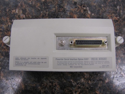 Nec pinwriter interfaccia - pinwriter,