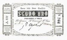 Italia - 1 Scudo 1854 Banca