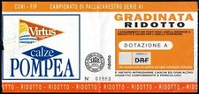 TICKET VIRTUS ROMA CALZE POMPEA - DOTAZIONE A - CAMPIONATO SERIE A1 BASKET